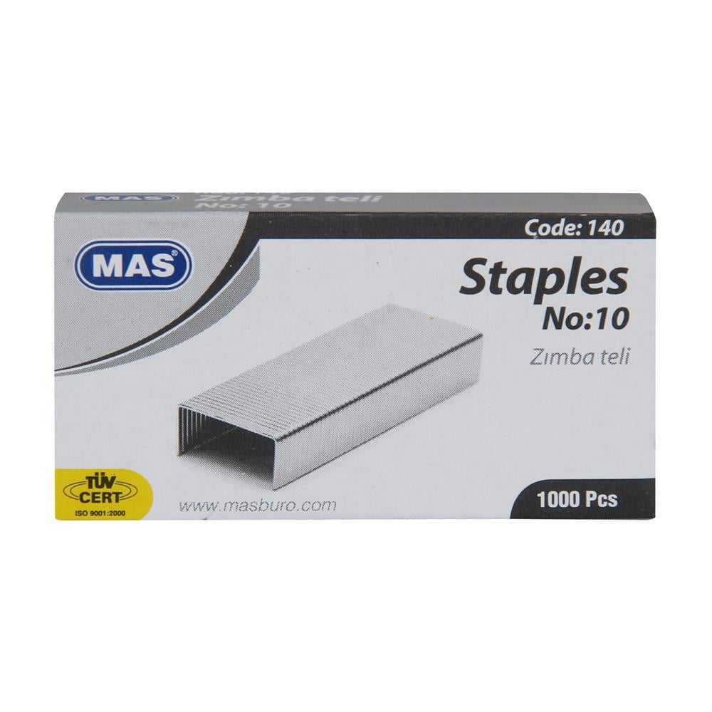 MAS Zımba Teli No 10 1.000 Adet - Beyaz
