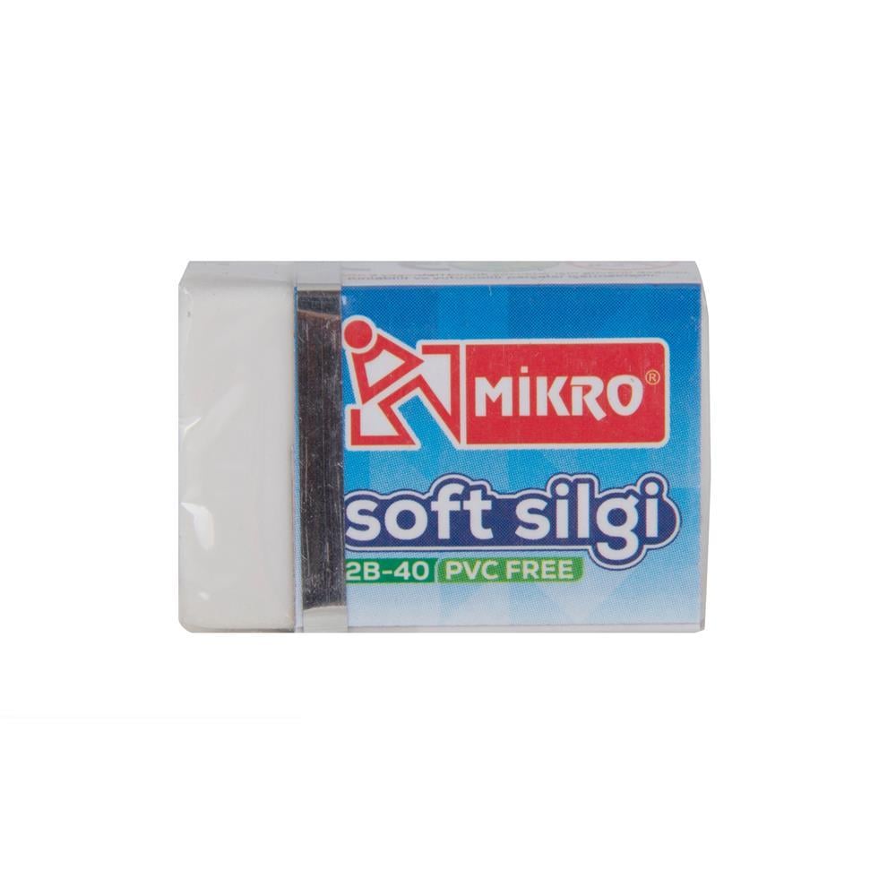 Mikro 2B-40 Soft Silgi - Beyaz