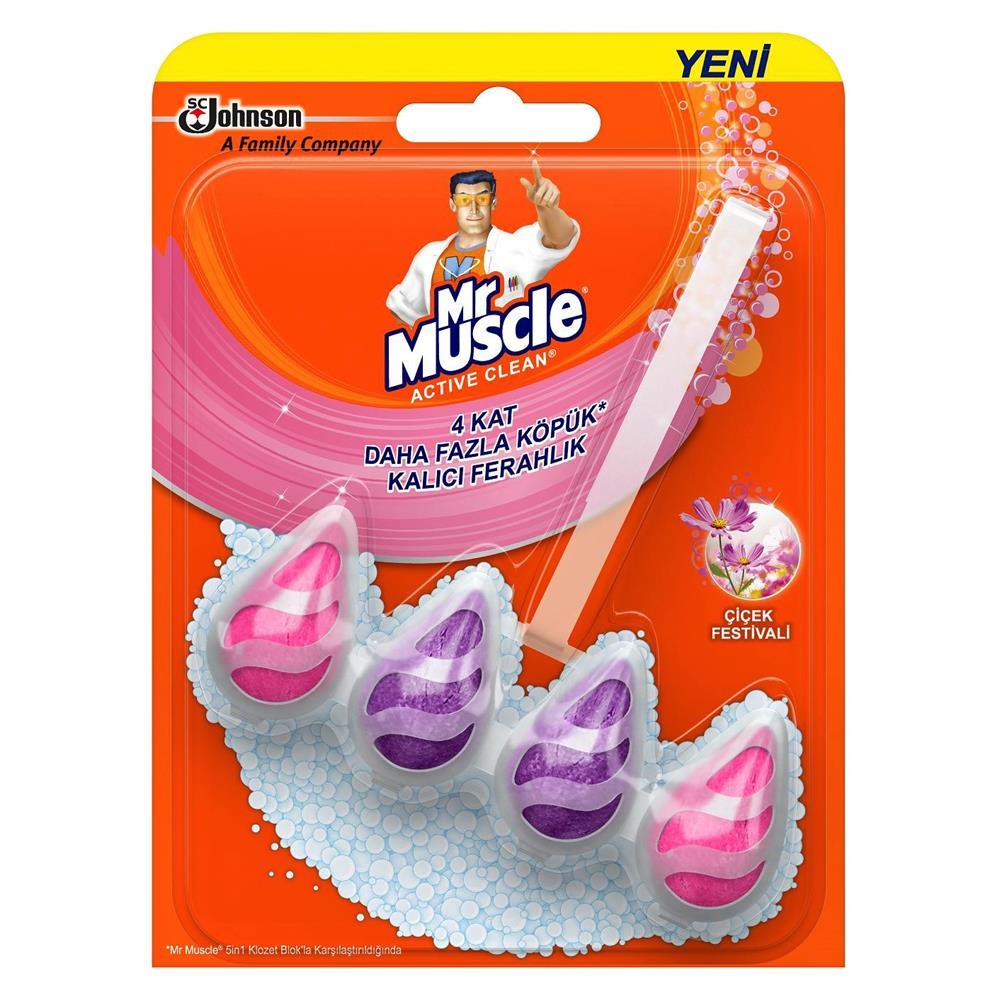 Mr Muscle Aktive Clean Klozet Bloğu Çiçek Festivali 38.6 g