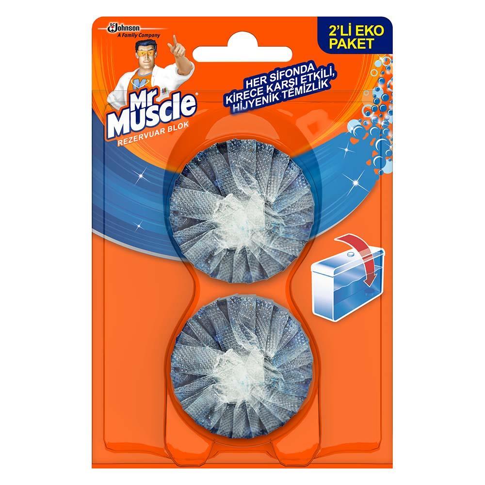 Mr Muscle Klozet Bloğu 2 x 48 g