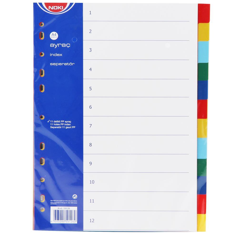 Noki 59126 Seperatör A4 2 x 6 Renk