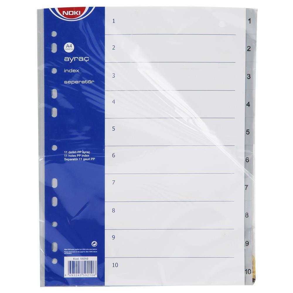 Noki 59210 Seperatör A4 1-10 Rakam