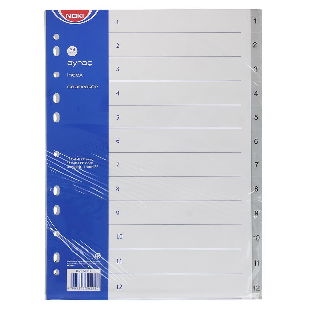 Noki 59212 Seperatör A4 1-12 Rakam
