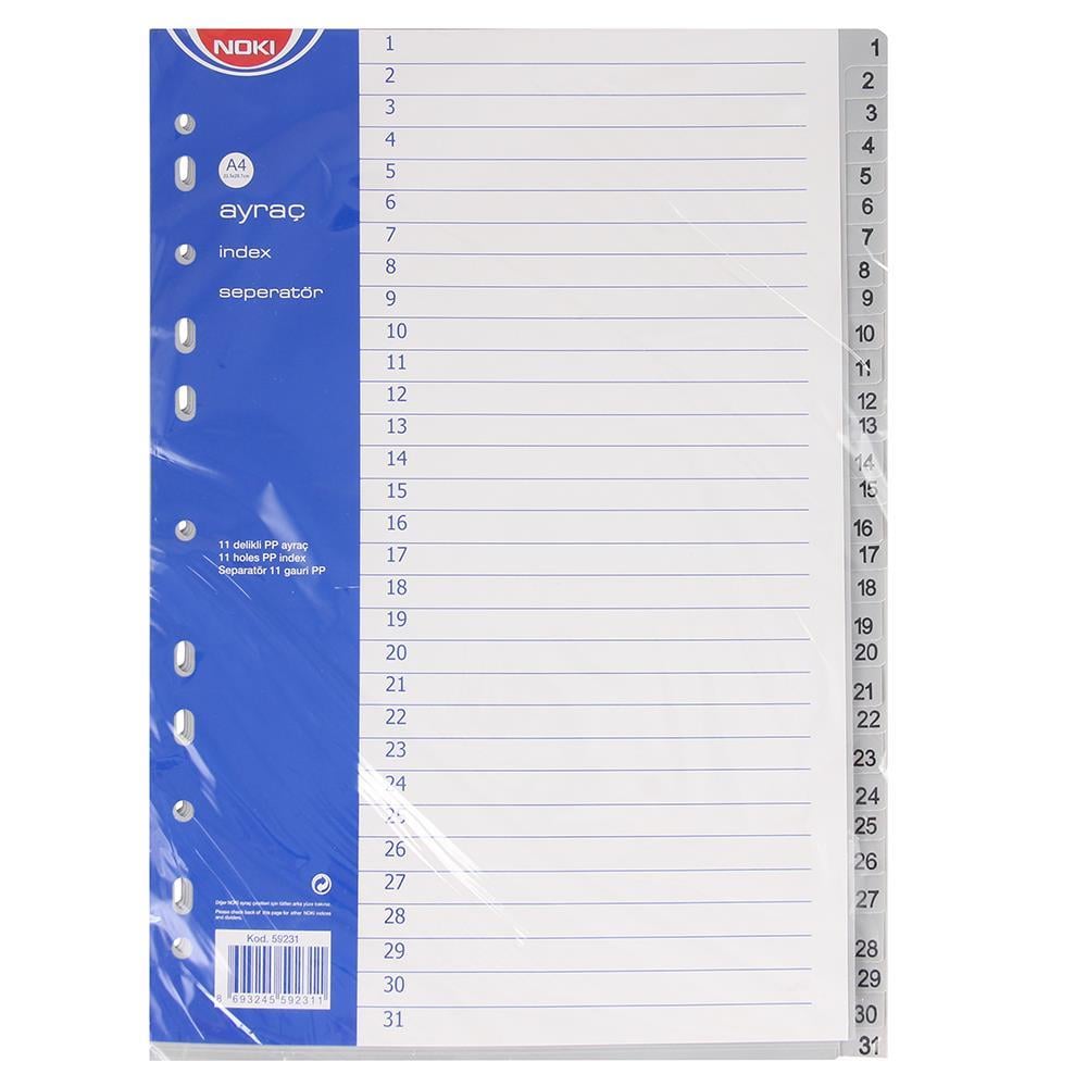 Noki 59231 Seperatör A4 1-31 Rakam