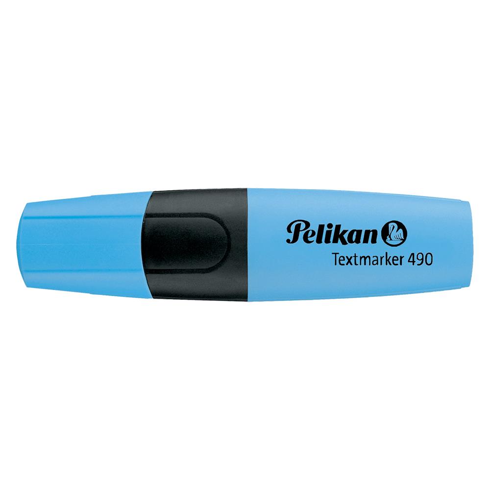 Pelikan Fosforlu Kalem 490 Mavi 10'lu