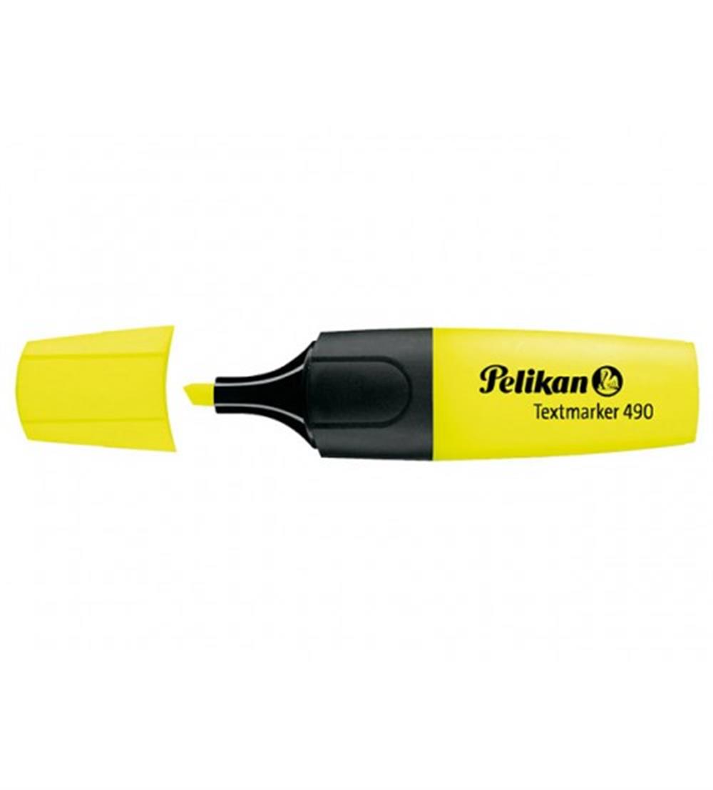 Pelikan Fosforlu Kalem 490 Sarı 10lu
