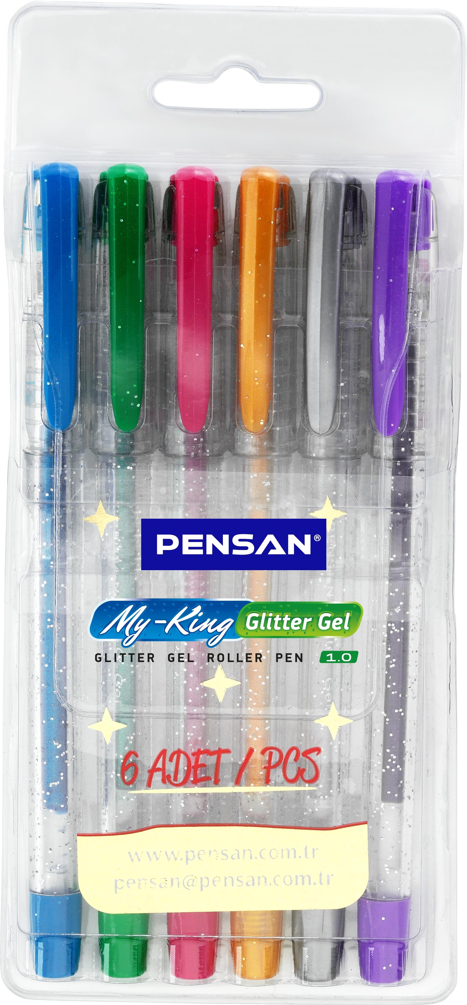 PENSAN MY-KING SİMLİ 6402 JEL KALEM 6LI SET