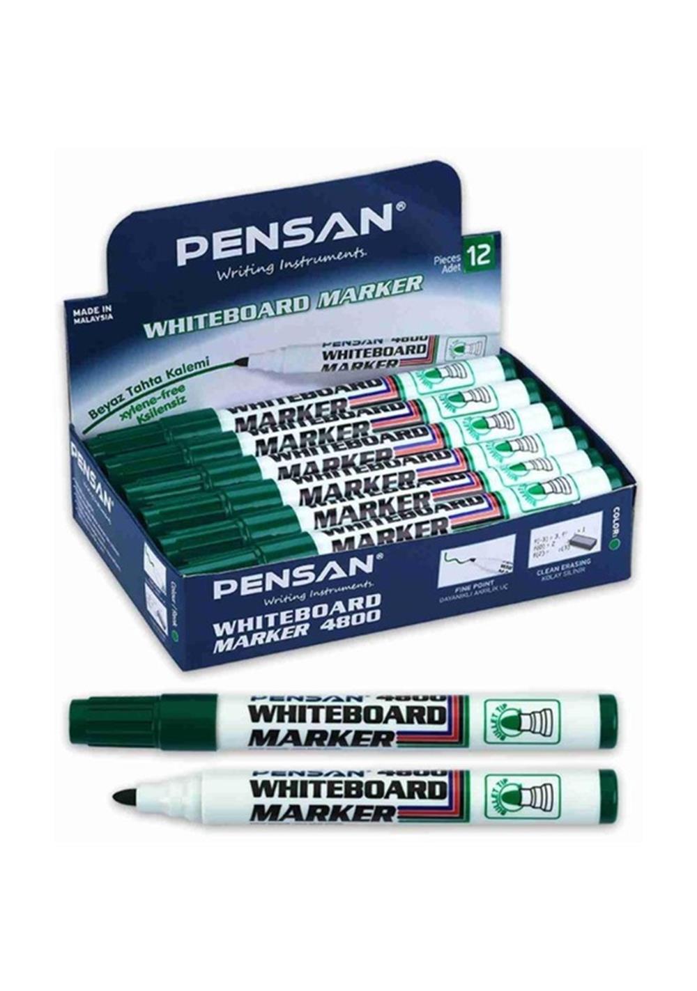 Pensan Tahta Kalemi 4800 Yeşil 12 li