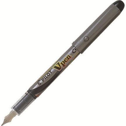 Pilot V-Pen Dolma Kalem Silver Siyah