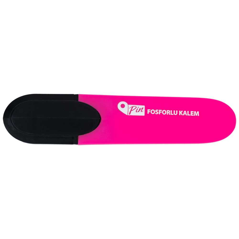 PİN FOSFORLU KALEM 800 PEMBE 10'lu