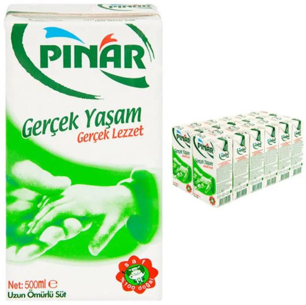 Pınar Yağlı Süt 500 ml 12'li Paket