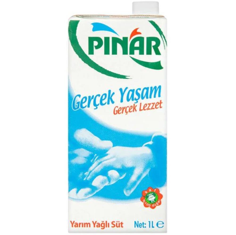 Pınar Yarım Yağlı Süt 1 lt
