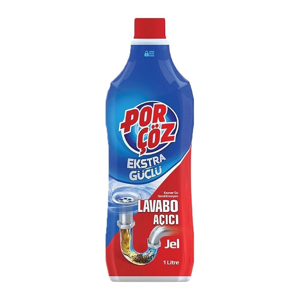 Porçöz Lavabo Açıcı Jel 1 L
