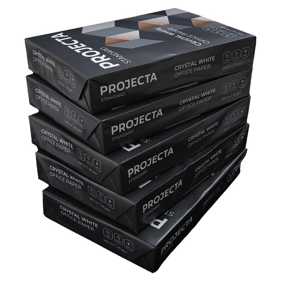 Projecta Standart A4 80 gr Fotokopi Kağıdı 1 Koli 5 Paket (2.500 Sayfa)