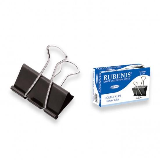 Rubenis Metal Kıskaç Double Klips 51mm 12li