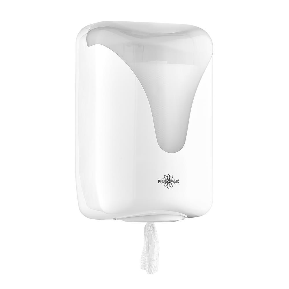 Rulopak R-1307 Elite Kağıt Havlu Dispenseri İçten Çekmeli - Beyaz