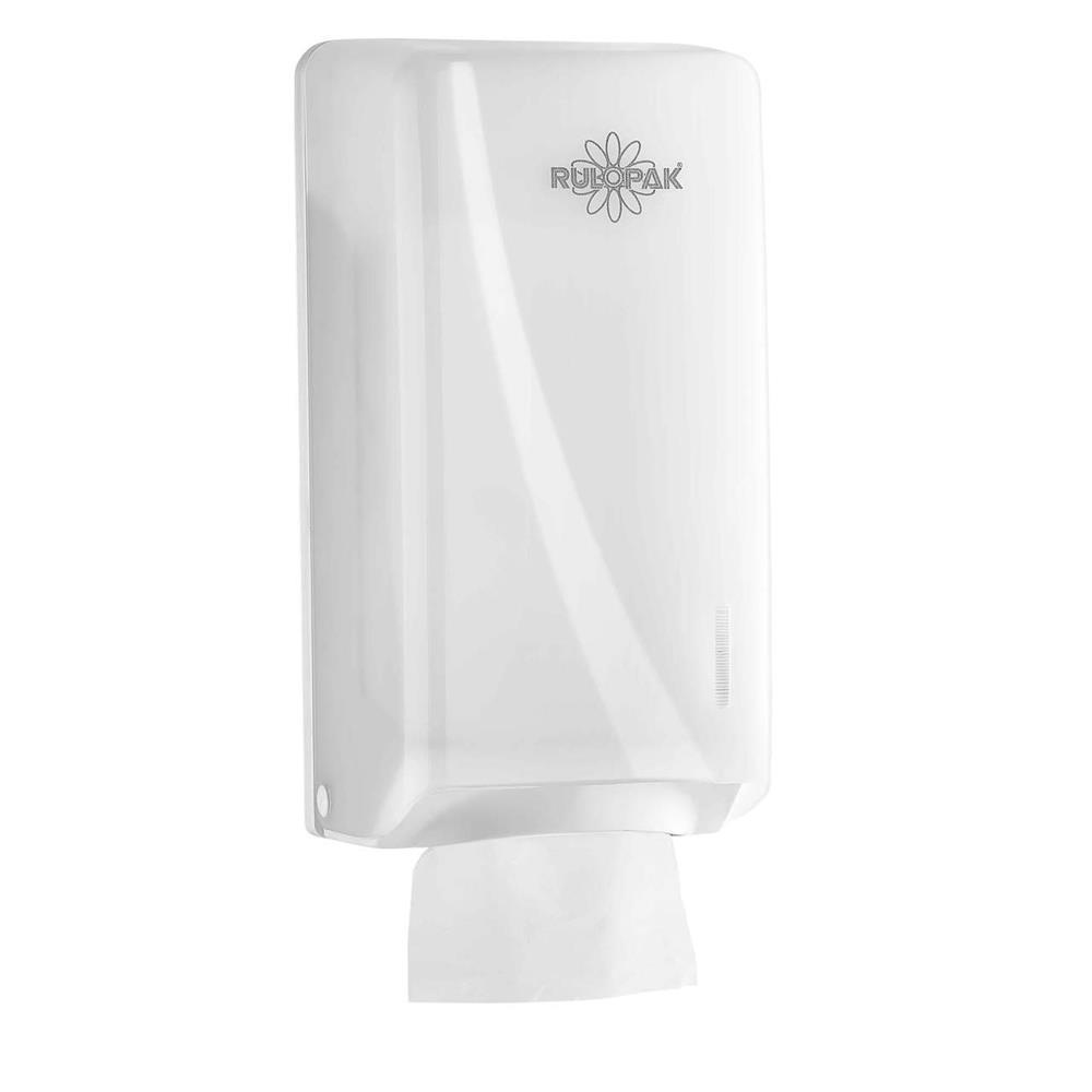 Rulopak R-1319 Tuvalet Kağıdı Dispenseri Tek Çek - Beyaz