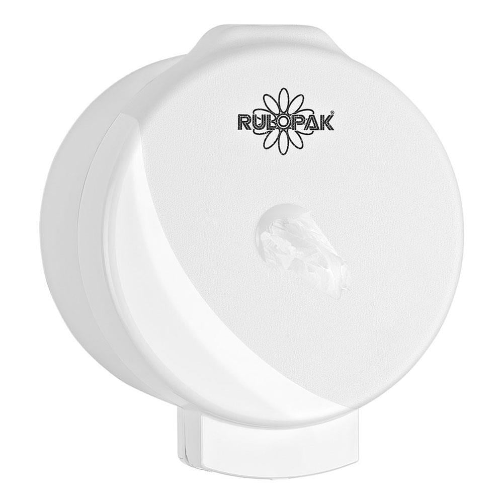 Rulopak R-3015-S Modern Cimri Tuvalet Kağıdı Dispenseri İçten Çekmeli - Beyaz