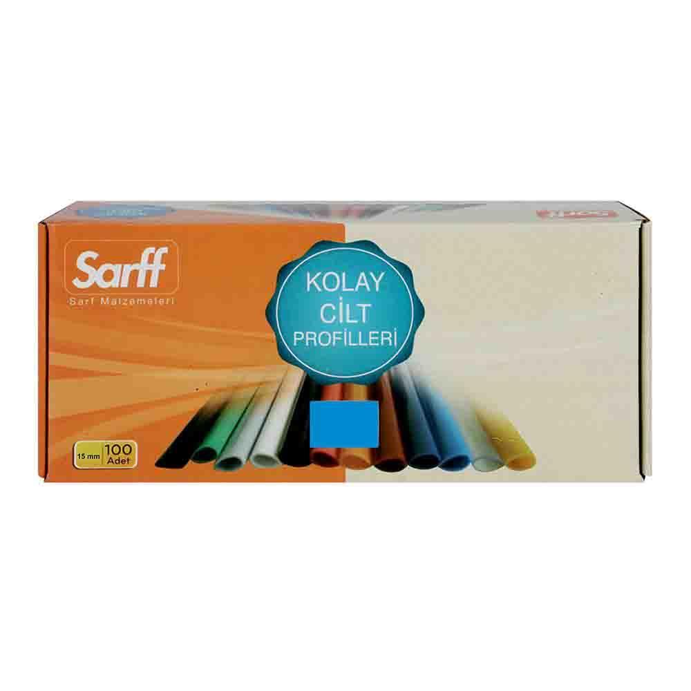 Sarff Üçgen Sırtlık PVC 15 mm 100 Adet - Mavi