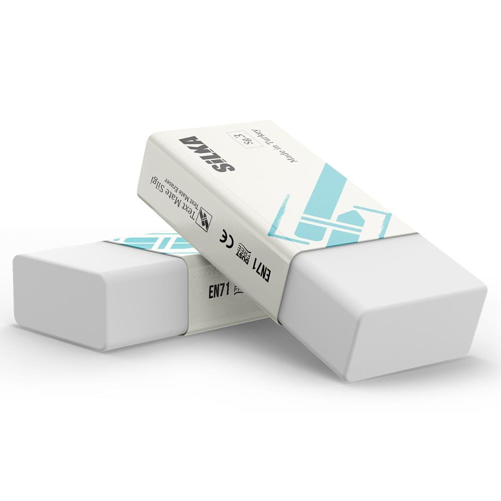 Silka Silgi Text Mate Beyaz