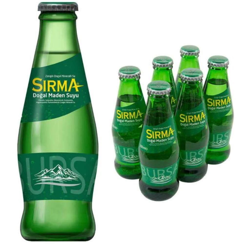 Sırma Doğal Maden Suyu Sade 200 ml 6'lı Paket