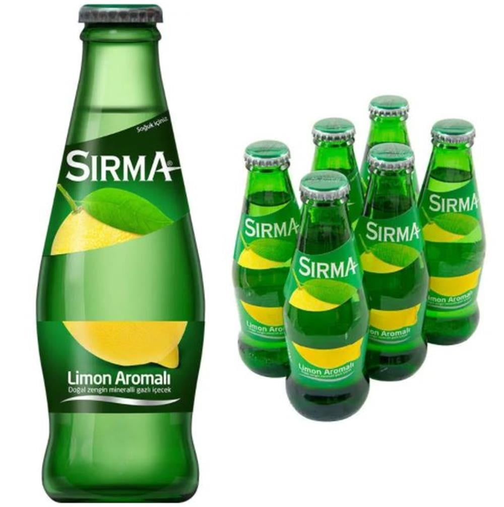 Sırma Limonlu Maden Suyu 200 ml 6'lı Paket