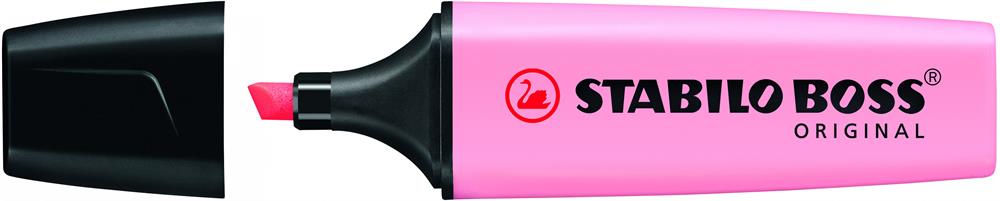 Stabilo Fosforlu Kalem Boss Original Pastel Pembe 10'lu