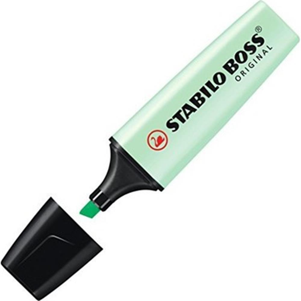 Stabilo Fosforlu Kalem Boss Original Pastel Yeşil 10'lu