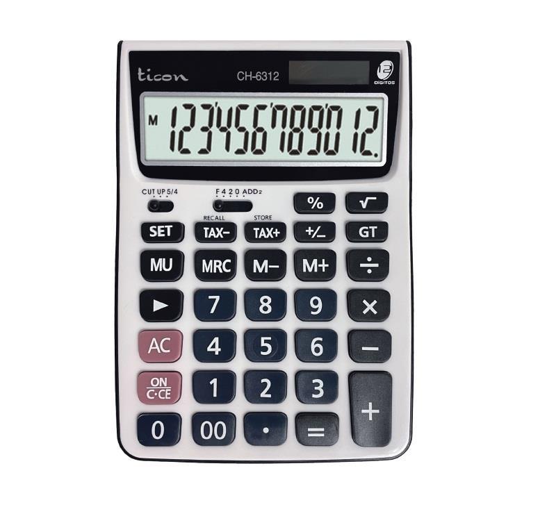TİCON HESAP MAKİNASI CH-6312 12 HANE