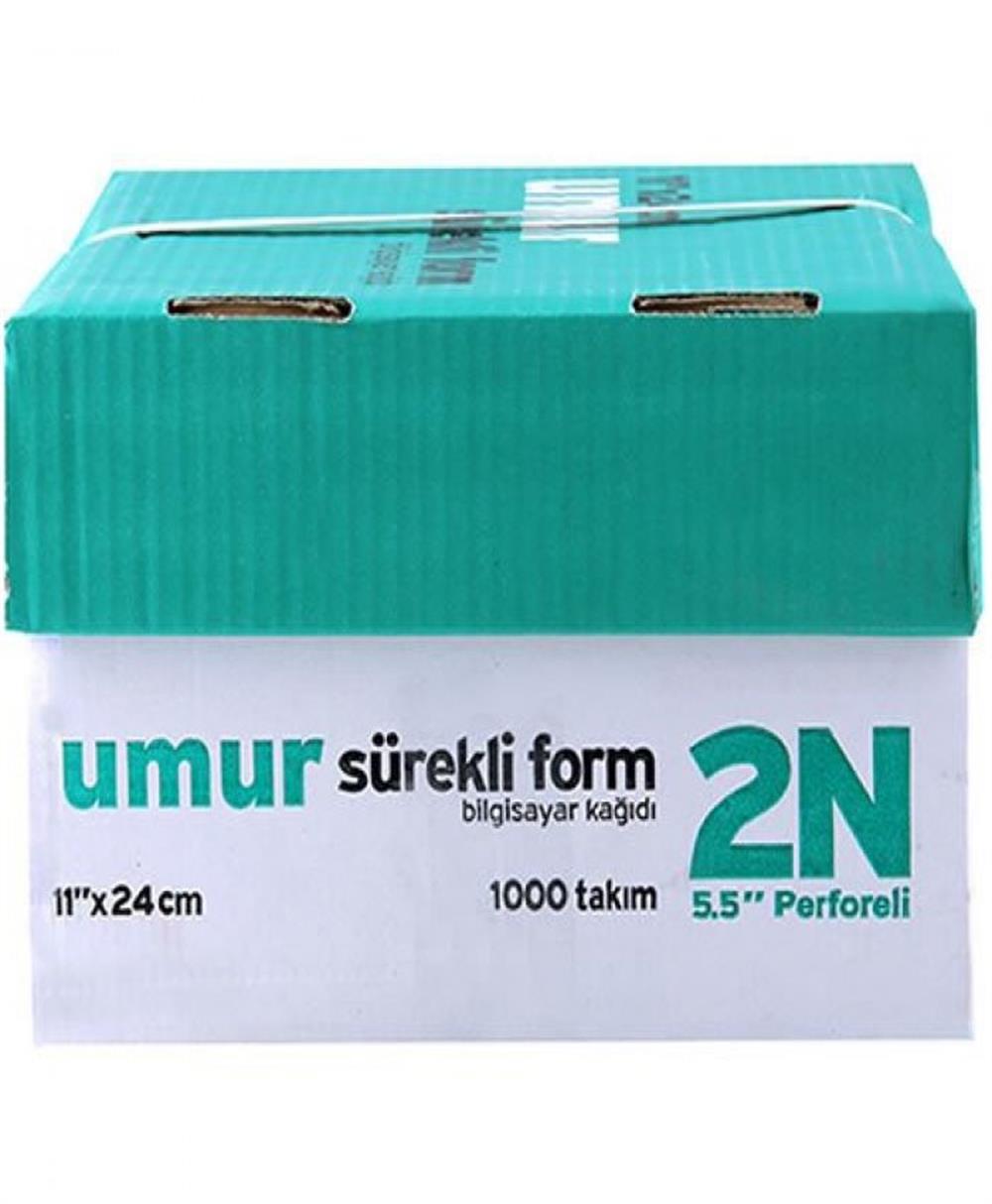 UMUR 11x24 2 NÜSHA 5.5 PERFORELİ 1000 Lİ SÜREKLİ FORM