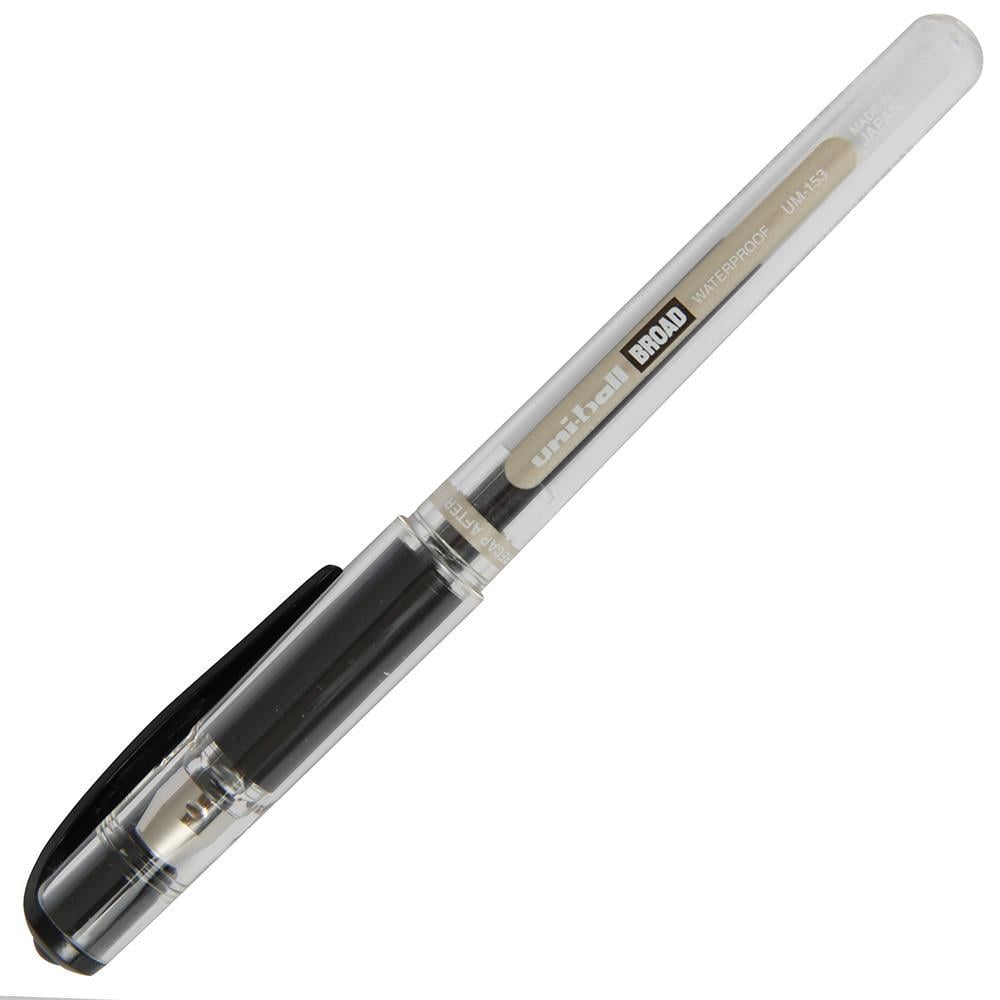 Uni-Ball UM-153 Signo Broad İmza Kalemi 1.0 mm - Siyah