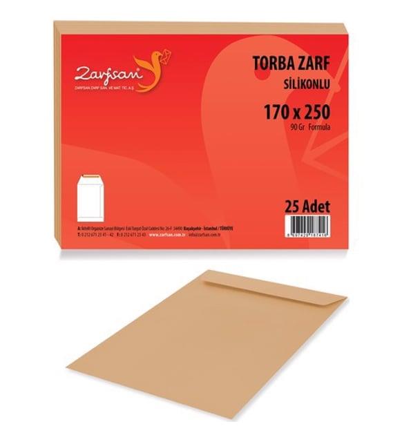 ZARFSAN SİLİKONLU FORMULA 90 GR 17*25  500 LÜ