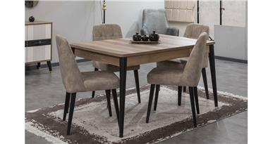  Armoni Ünitesiz Yemek Odası Takımı 6 Sandalyeli