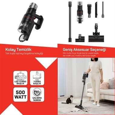 Arzum AR4209-01 Magıclean Flex Dikey Şarjlı Süpürge