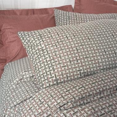 Cotton Box Petite Tek Kişilik Lastikli Çarşaflı Nevresim Takımı Mote Kiremit