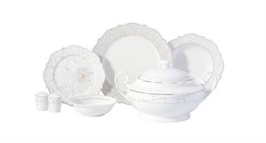 Korkmaz A8279 Eliza Coll. 60 Parça Yuvarlak Yemek Takımı