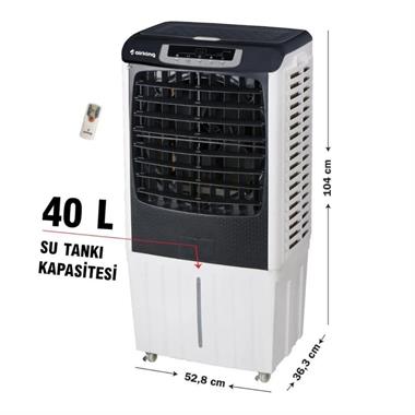 Airking Climax 1240 Hava Soğutucu 135W 40 Litre Siyah