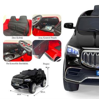 Akar Ata GT Siyah  97-077 4x2 Kumandalı Akülü Araba