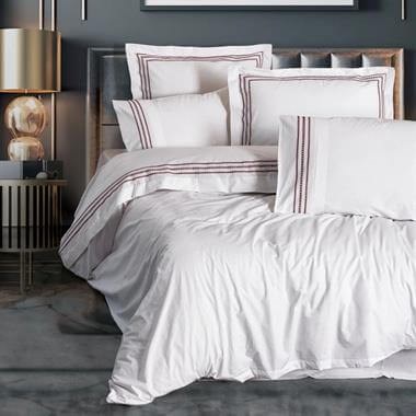 Cotton Box Classic Çift Kişilik Nevresim Takımı Helya Beyaz