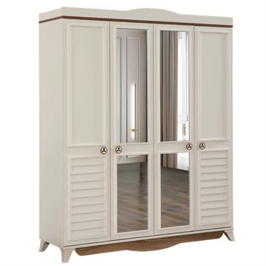 Irmak 4 Kapılı Panjurlu Gardırop