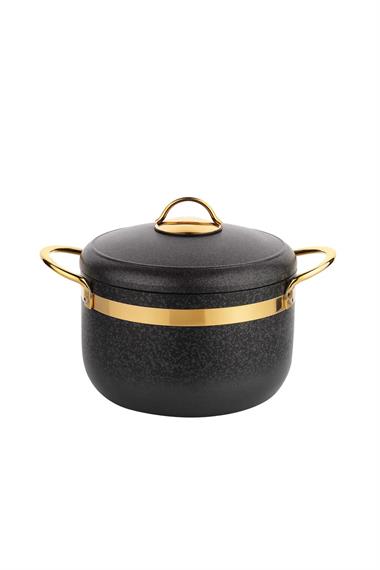 Schafer 1S2440 Goldie Tencere Seti 7 Parça Siyah