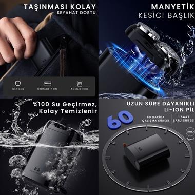 Enchen K8 Mini Tıraş Makinesi