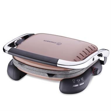 Korkmaz A324-12 Castron Tost Makinesi Mocha/Krom