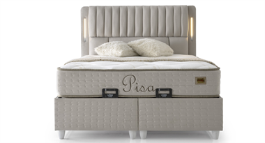 Pisa 160lık Baza,Başlık,Yatak Set