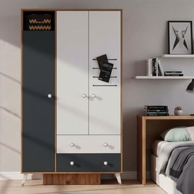 Smart 3 Kapaklı Gardırop (34203-K)