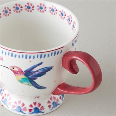 Englısh Home Carnival Sparrow Kupa 460 ml Fuşya