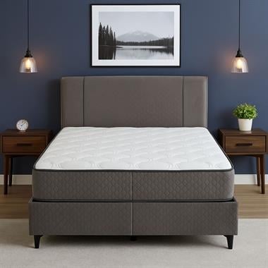 Suare Çift Kişilik Baza Başlık Yatak Set (150*200)