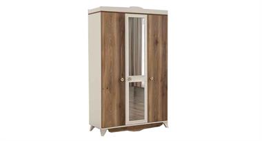 DM138A Irmak 3 Kapılı Aynalı Gardırop