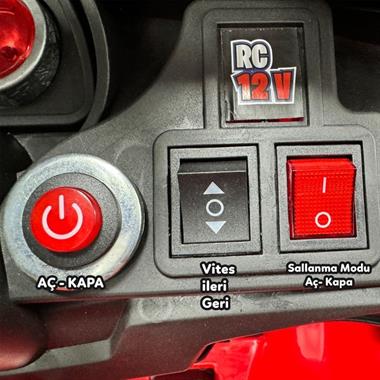 Akar Raptor Basıc Beyaz  96-346 4x2 Kumandalı Akülü Araba