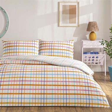 Taç Flexıa Ranforce Tek Kişilik Nevresim Takımı Turuncu